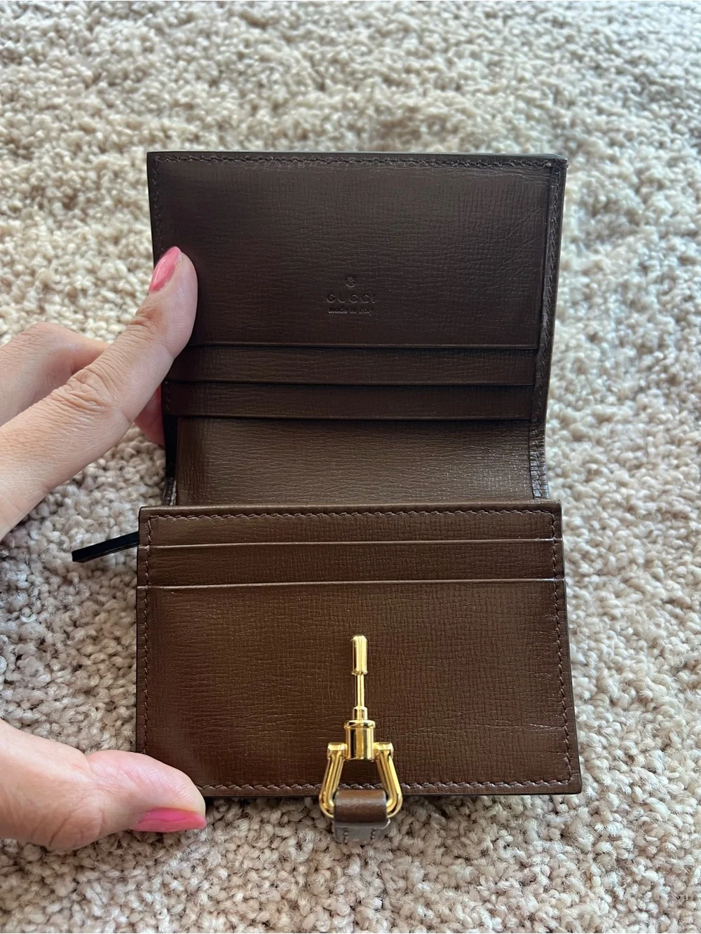 GUCCI Jackie 1961 GG Supreme Wallet - Unused/Open Box - Picture 4 of 8
